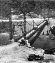 Shweli bridge in 1945