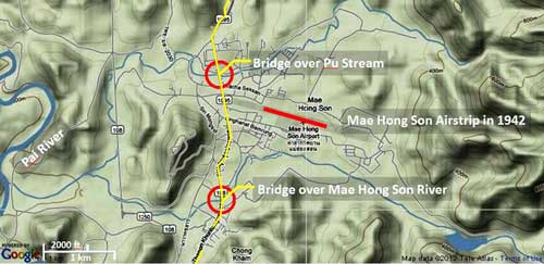 Location map for MHS airport & two bridges