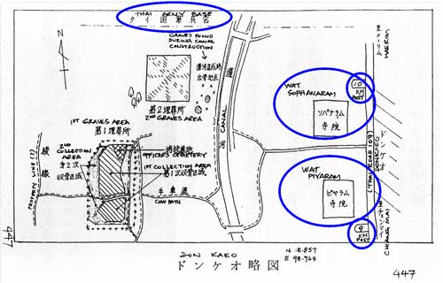 War vets map of Don Kaeo