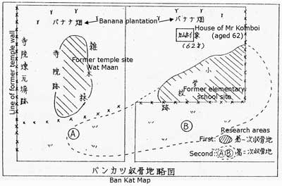 Veterans map of Wat Maan