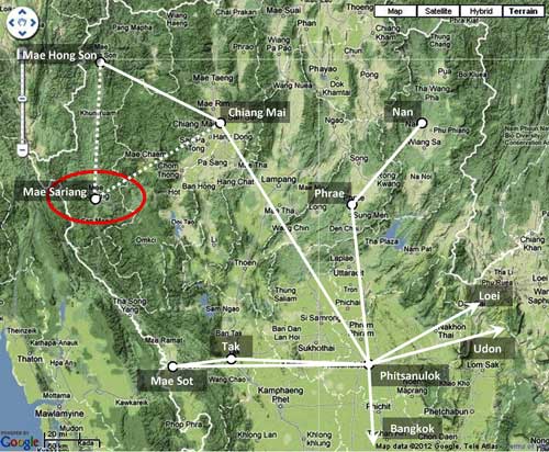 Thai Air Routes 1941