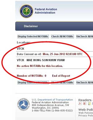 FAA Notam