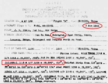 Chiang Rai aerial 02 Nov 1944