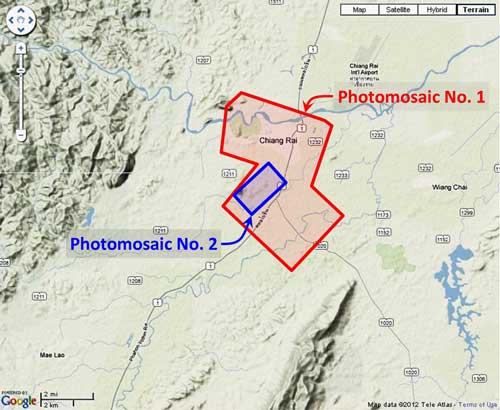 Chiang Rai mosaic locations