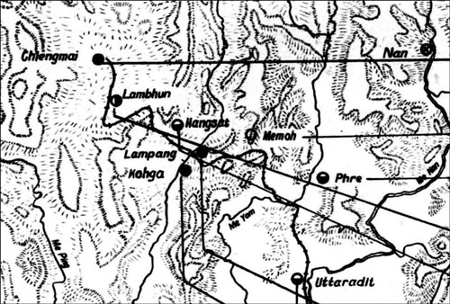 closeup of NW TH Battleline