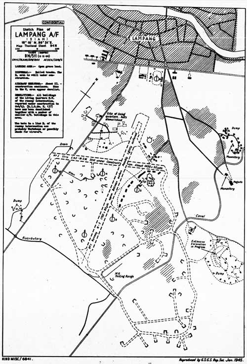 Lampang airport map