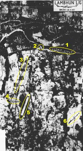 Lamphun airstrip aerial photo annotated