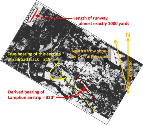 Reoriented aerial photo of Lamphun airstrip