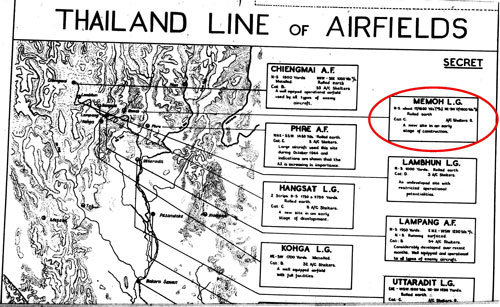 North Thai ring of airfields