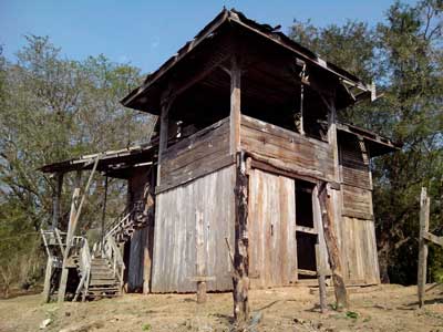 Closeup viewed from river side