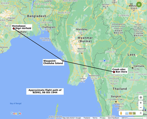 Ban Dara Flight plan