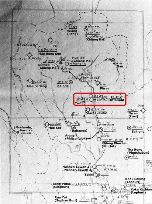 1953 map marked up