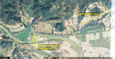 Possible old bridge site