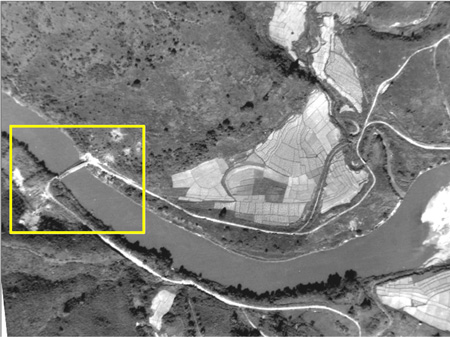 Locatn of gone bridge